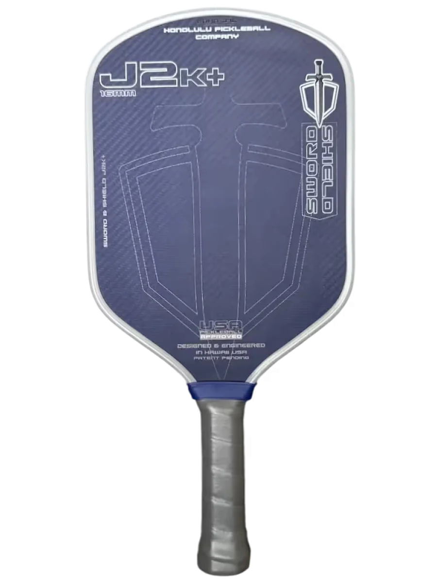 Honolulu Pickleball SWORD & SHIELD J2k+ 16mm Hybrid